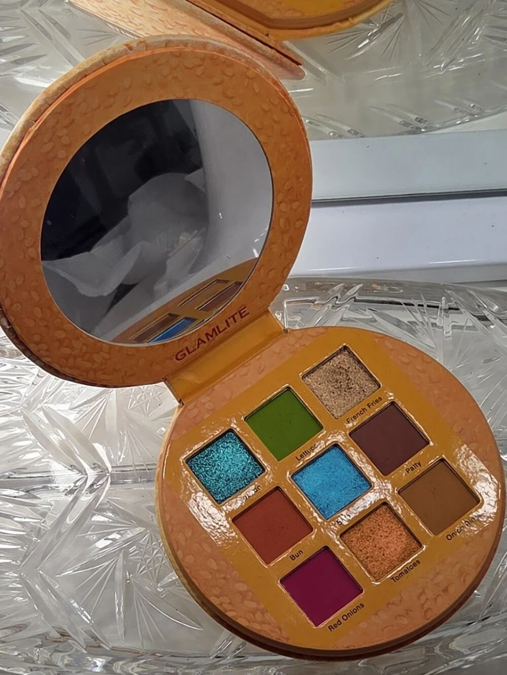 GLAMLITE BURGER SLIDER EYESHADOW PALETTE ORIGINAL FOODIE COLLECTION